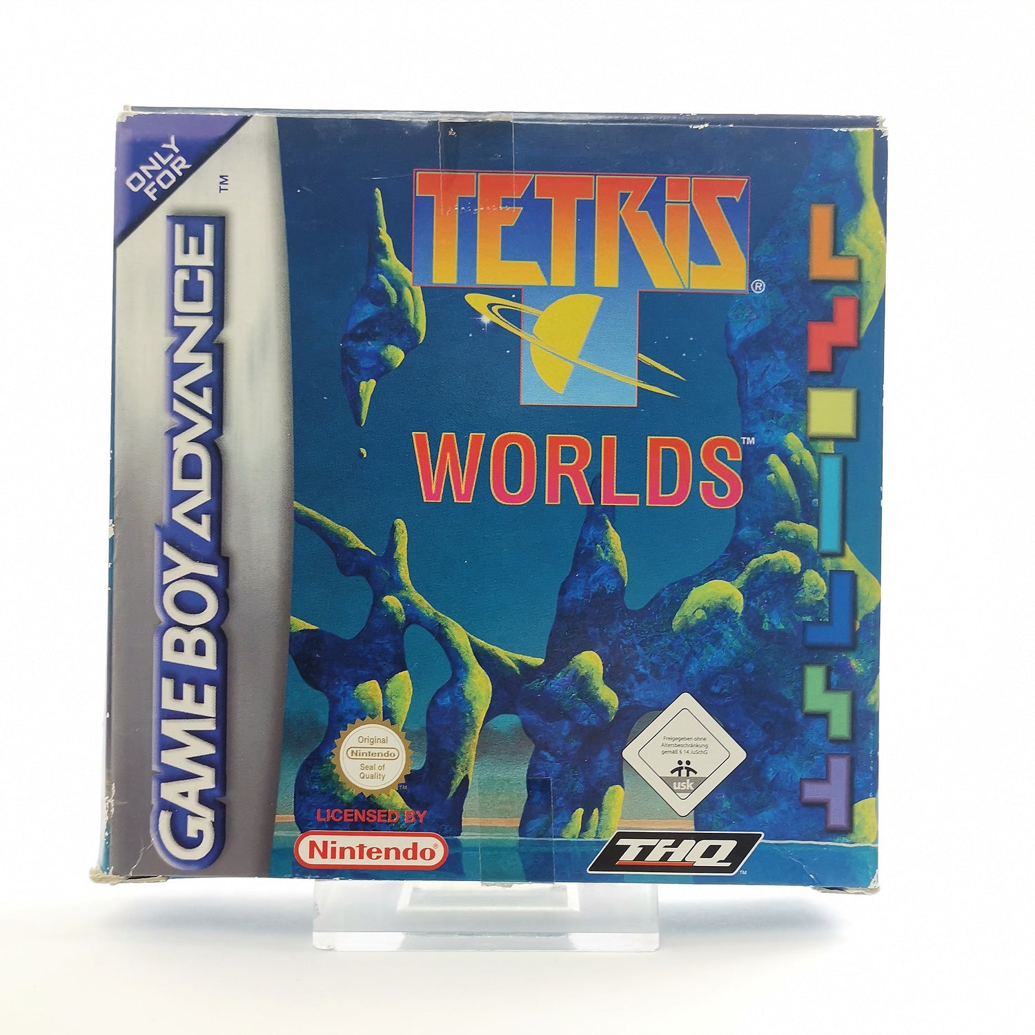 Nintendo Game Boy Advance Game: Tetris Worlds - OVP & Instructions PAL | GBA THQ