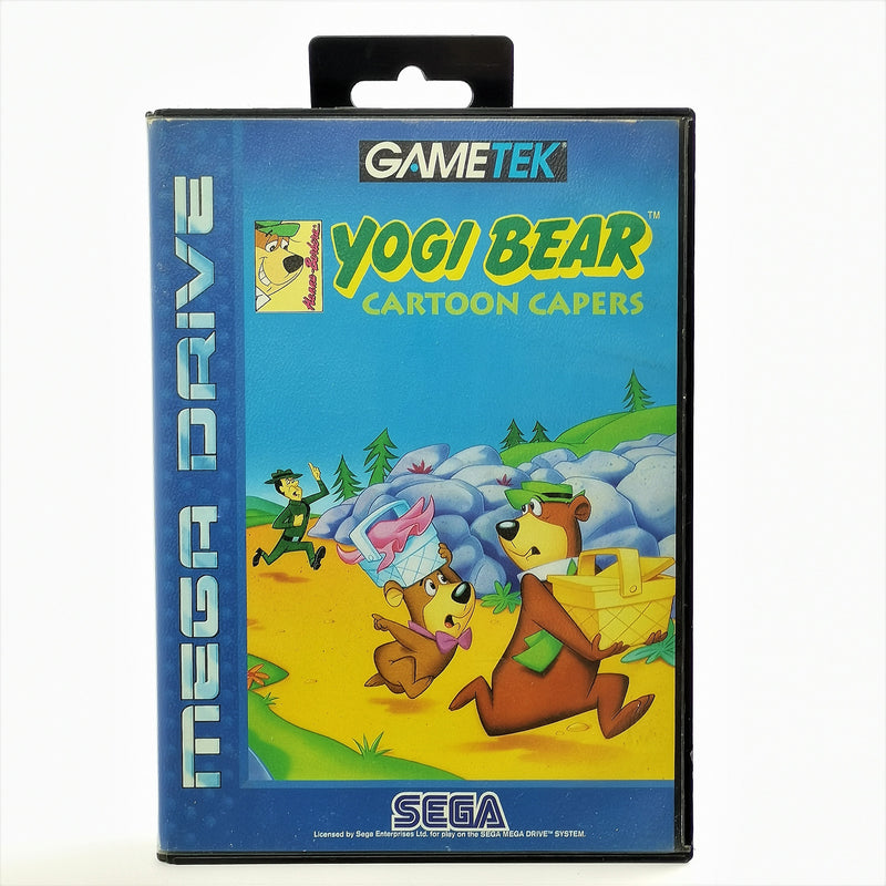 Sega Mega Drive Game : Yogi Bear Cartoon Capers - Original Packaging &amp; Manual PAL | DC