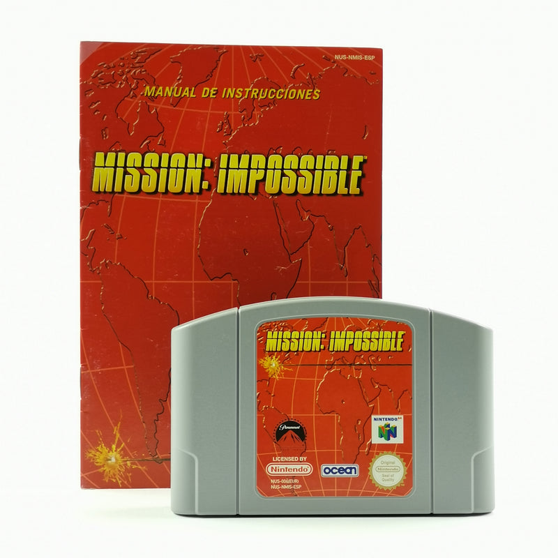 Nintendo 64 game: Mission Impossible - cartridge + manual | N64 PAL ESP