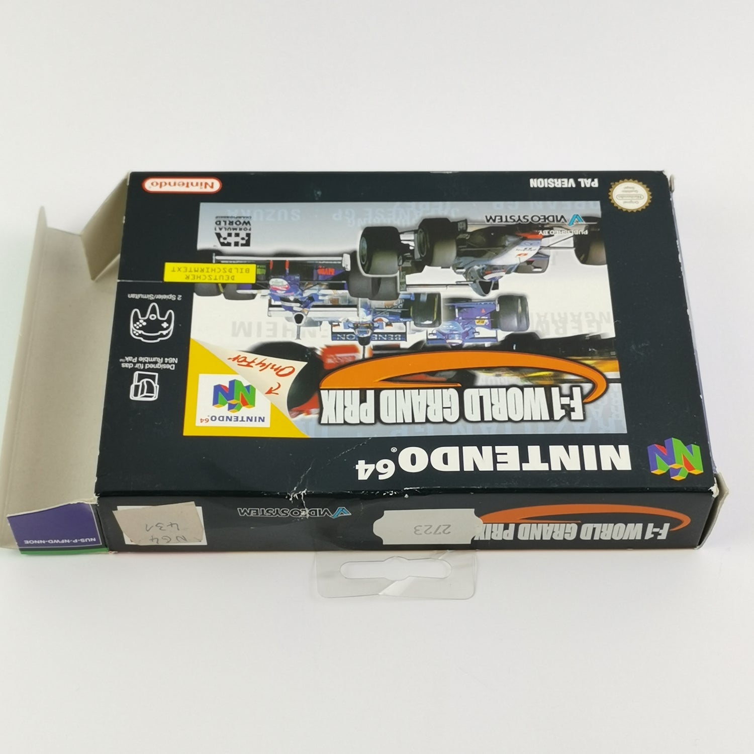 Nintendo 64 game: F-1 World Grand Prix - original packaging and instructions PAL | N64