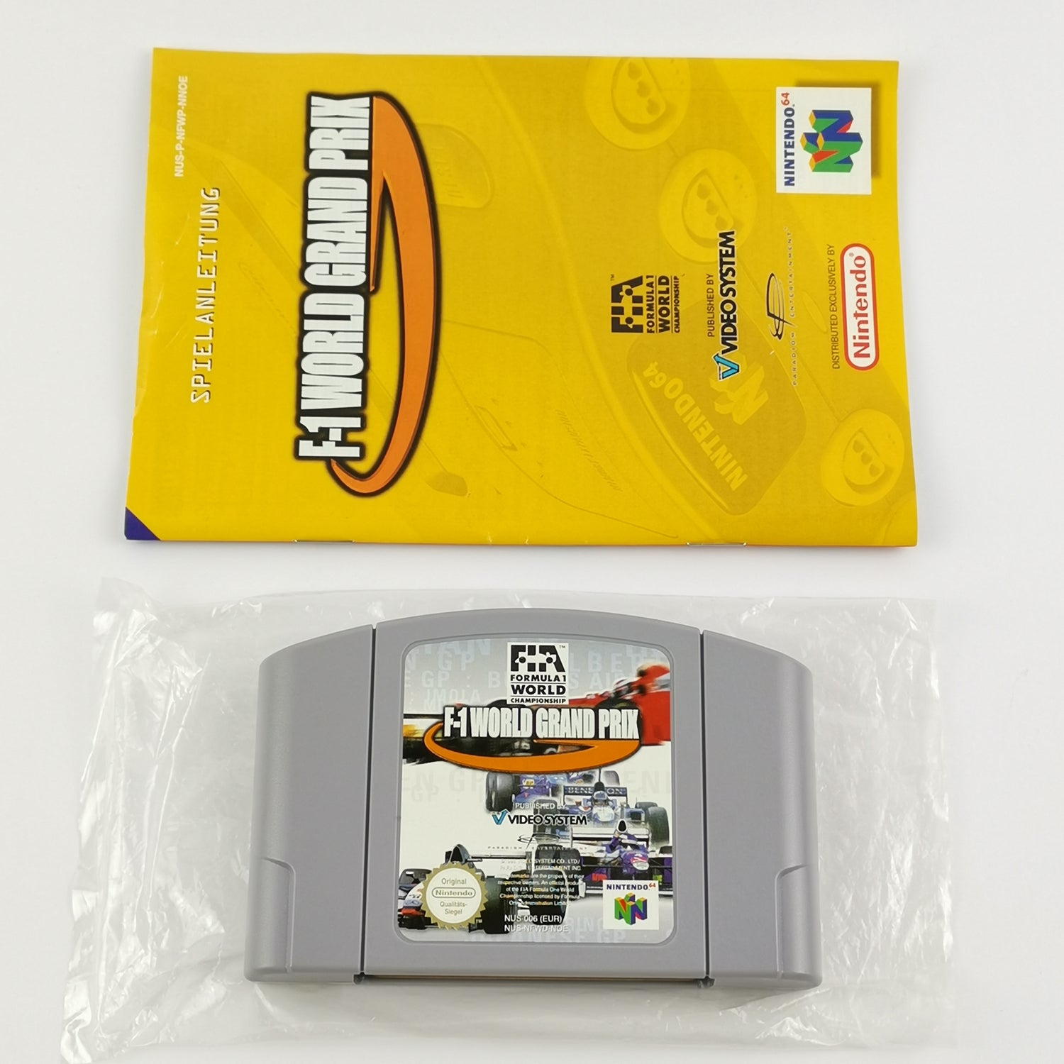 Nintendo 64 game: F-1 World Grand Prix - original packaging and instructions PAL | N64