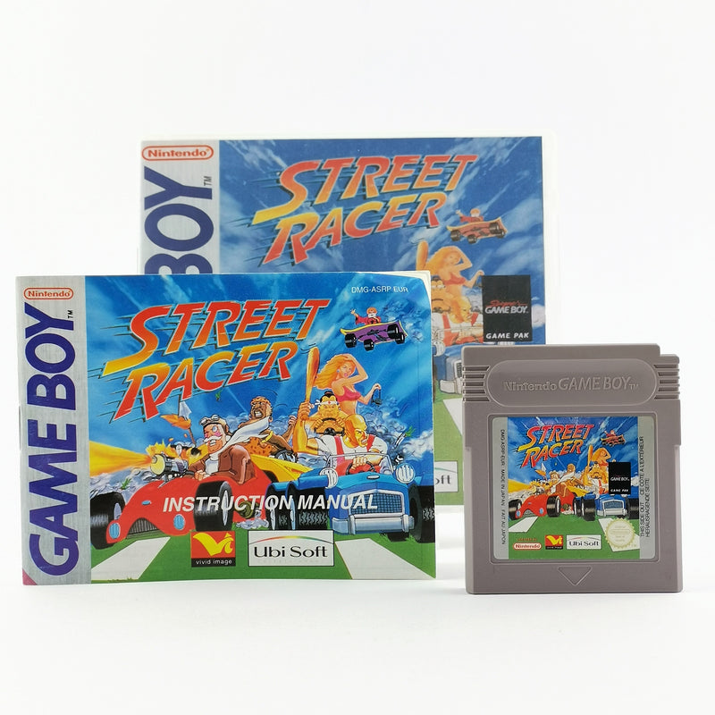 Nintendo Game Boy Classic Game: Street Racer - Module + Instructions PAL EUR GB