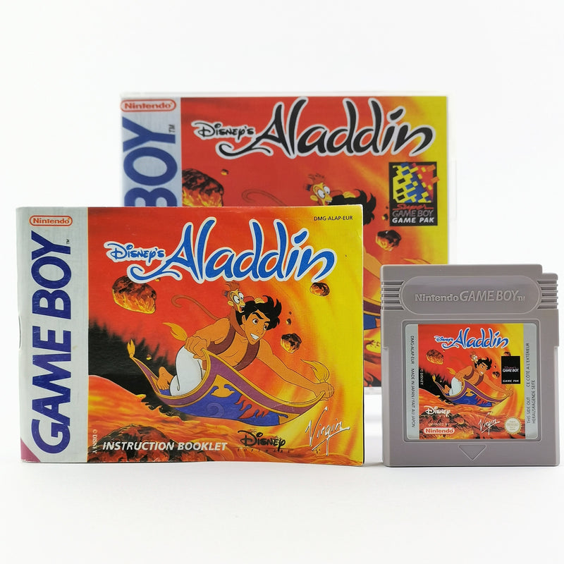 Nintendo Game Boy Classic Spiel : Disneys Aladdin - Modul & Anleitung PAL EUR