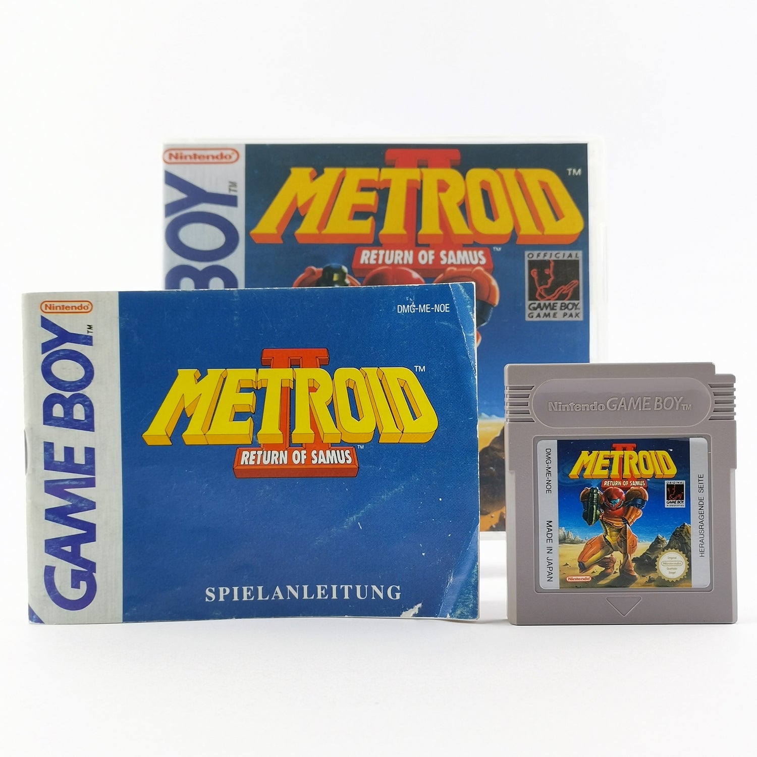 Nintendo Game Boy Classic Spiel : Metroid II 2 Return of Samus - Modul Anleitung