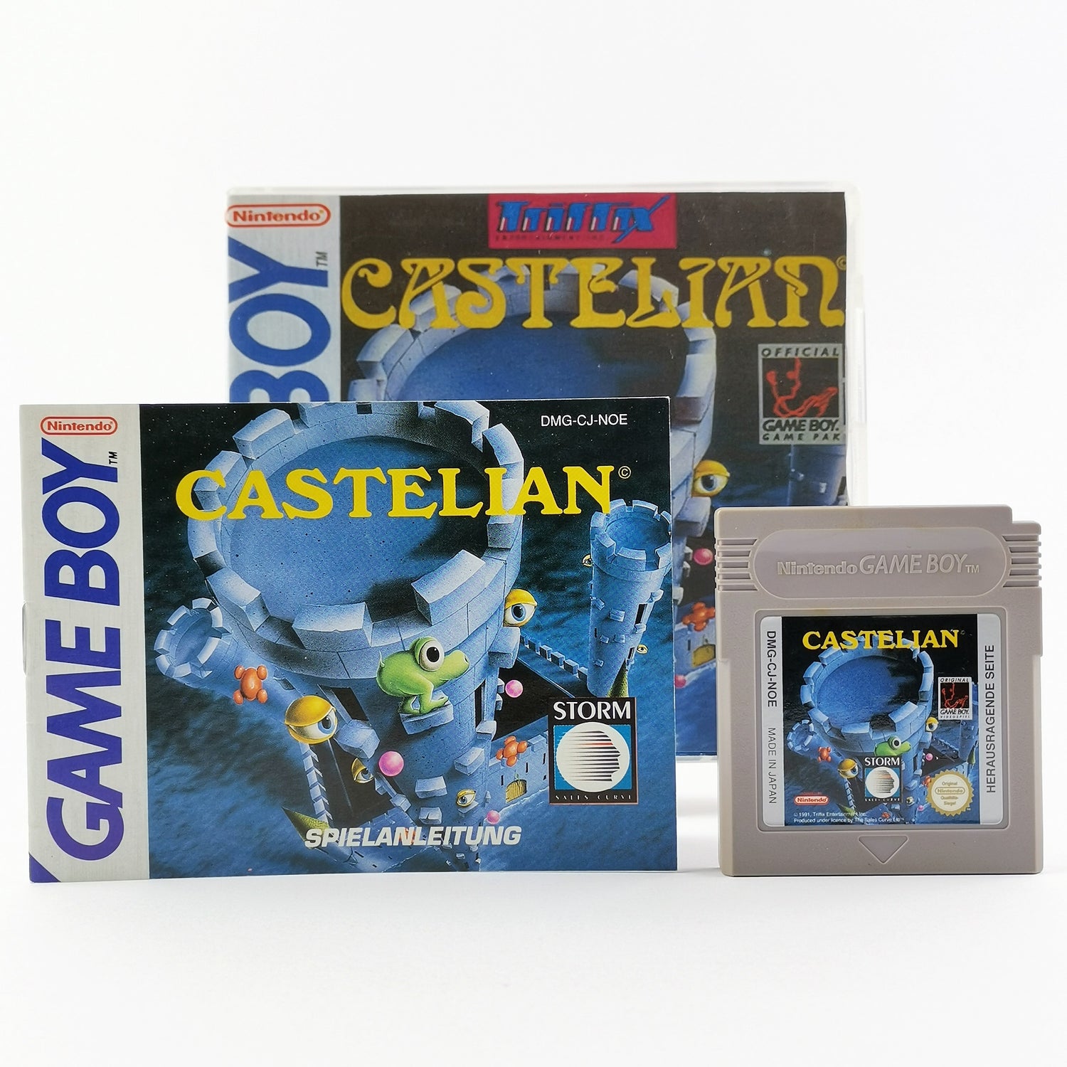 Nintendo Game Boy Classic Spiel : Castelian - Modul & Anleitung PAL NOE