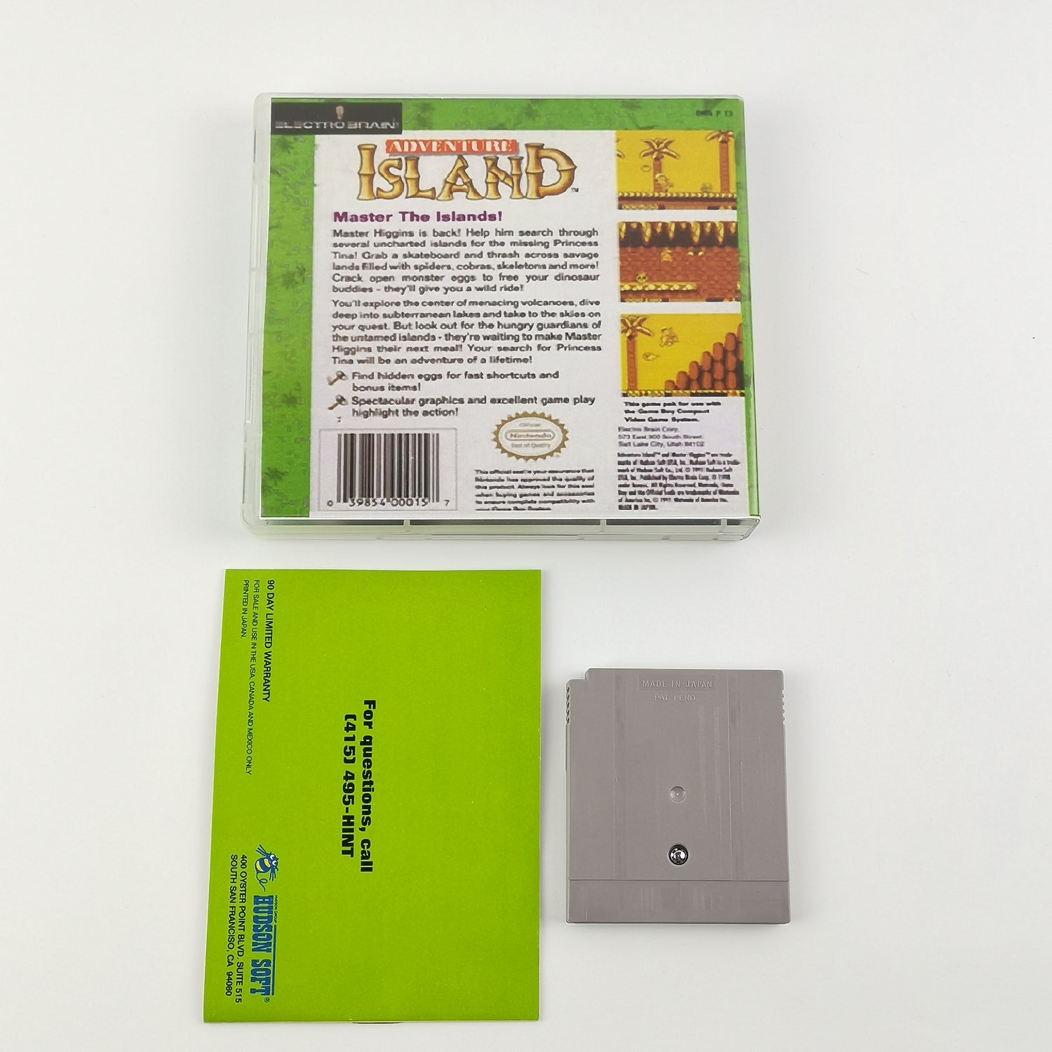 Nintendo Game Boy Classic Game: Adventure Island - Module & Instructions NTSC USA