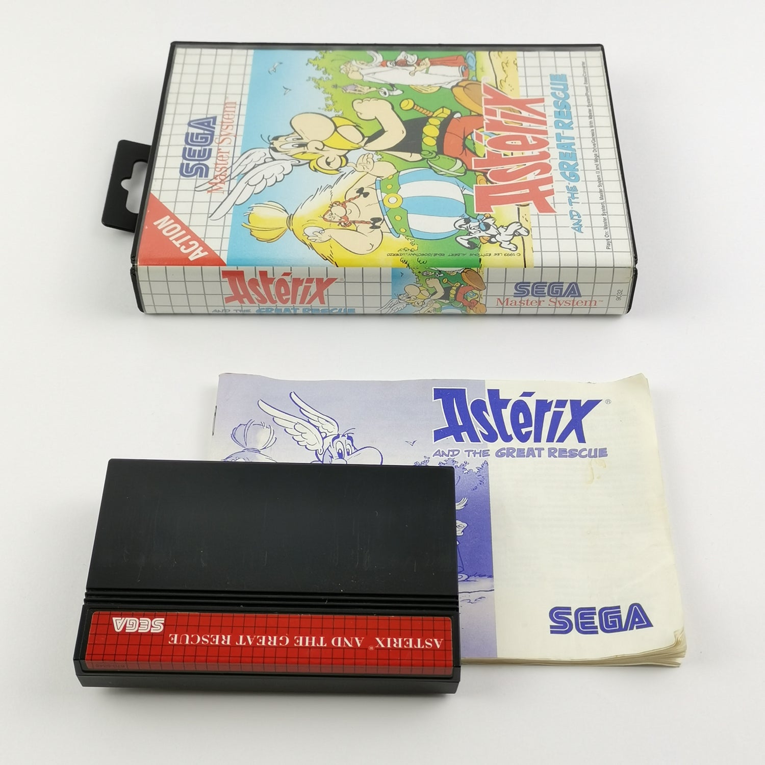 Sega Master System Game: Asterix and the Great Rescue - OVP Instructions PAL [2]