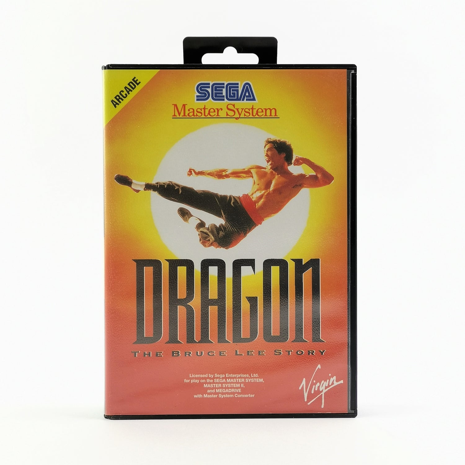 Sega Master System Game: Dragon The Bruce Lee Story - OVP & Instructions PAL