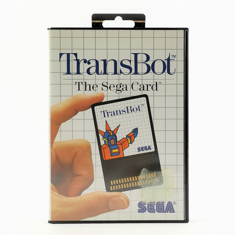 Sega Master System Game: TransBot The Sega Card - OVP &amp; Instructions PAL