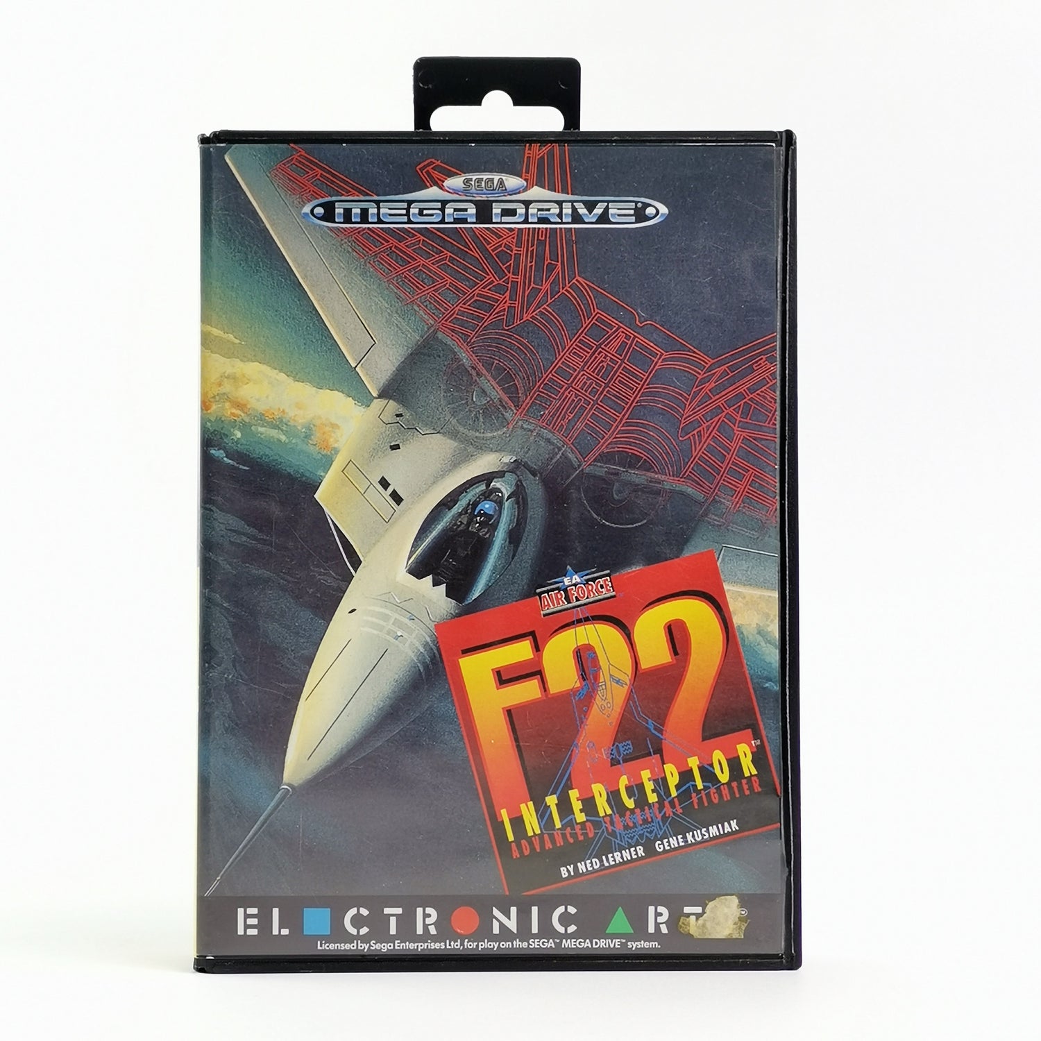 Sega Mega Drive Game: EA Air Force F22 Interceptor - OVP & Instructions PAL | M.D