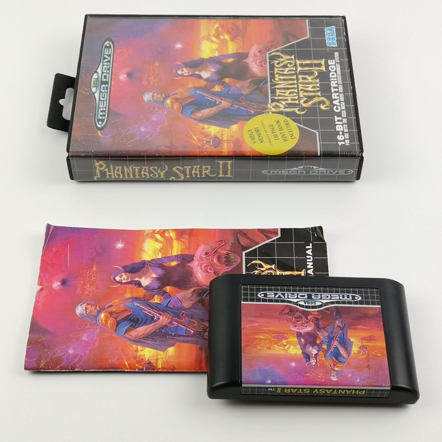 Sega Mega Drive Game: Phantasy Star II 2 - OVP & Instructions PAL | MD cartridge