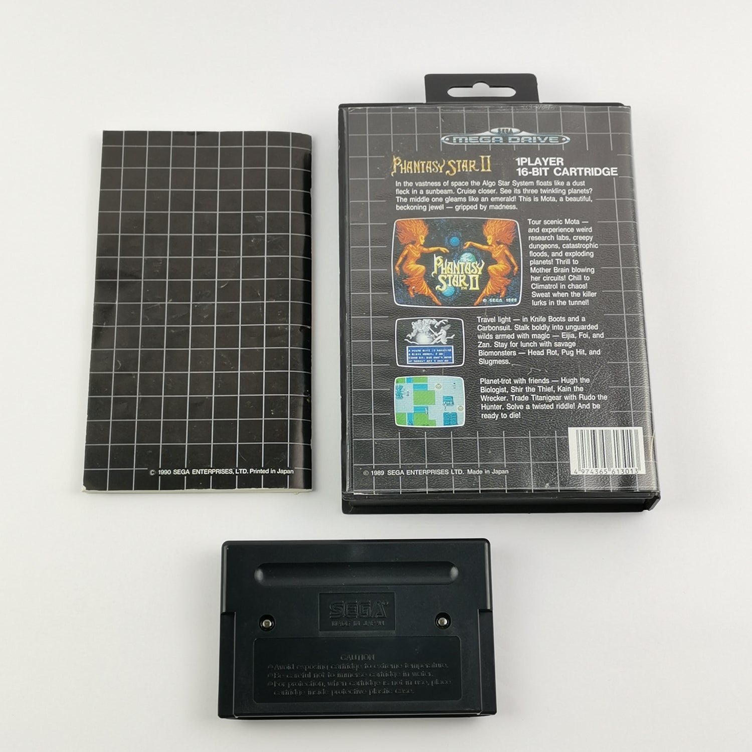 Sega Mega Drive Game: Phantasy Star II 2 - OVP & Instructions PAL | MD cartridge