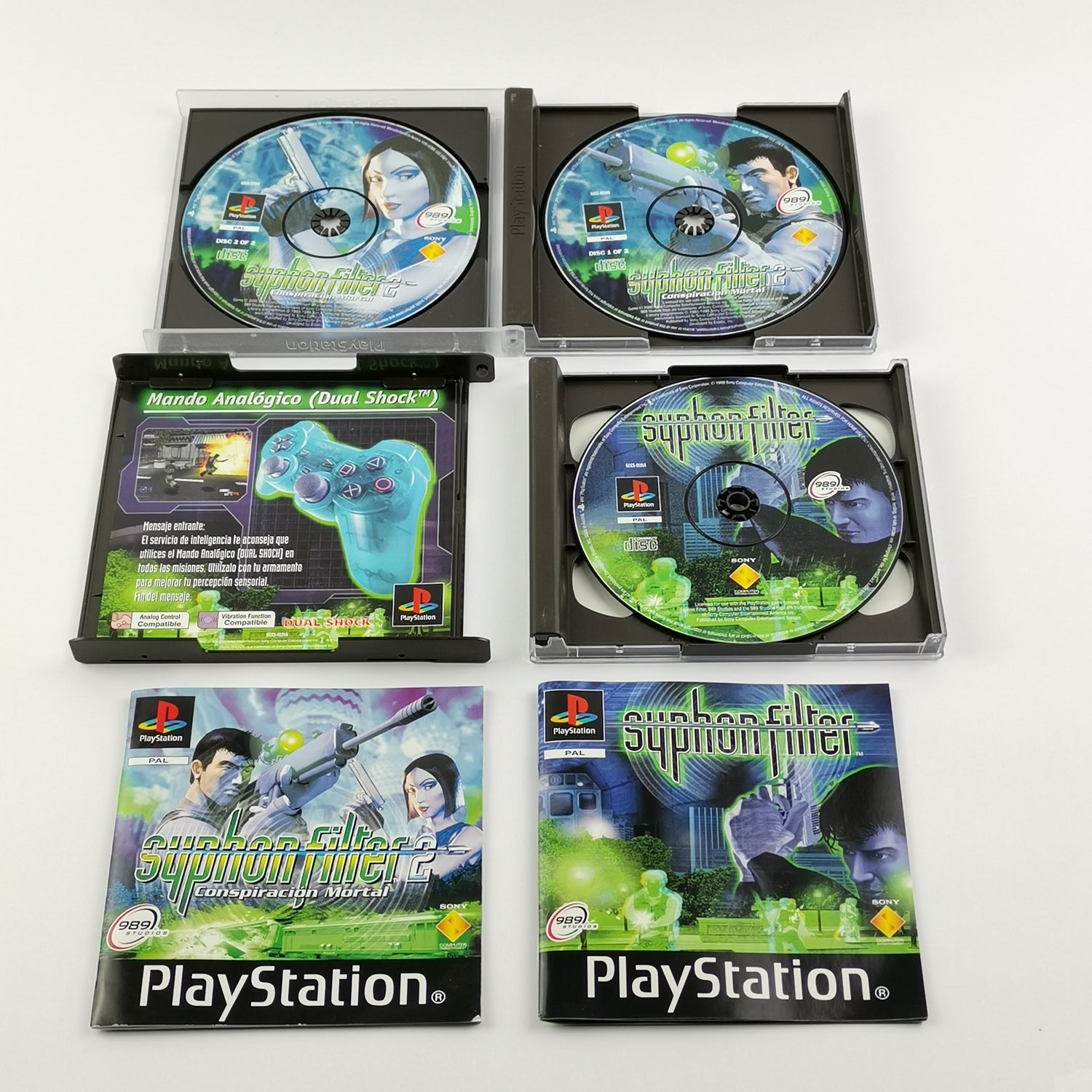 SYPHON FILTER 2 - CONSPIRACION MORTAL (PAL) - DISC