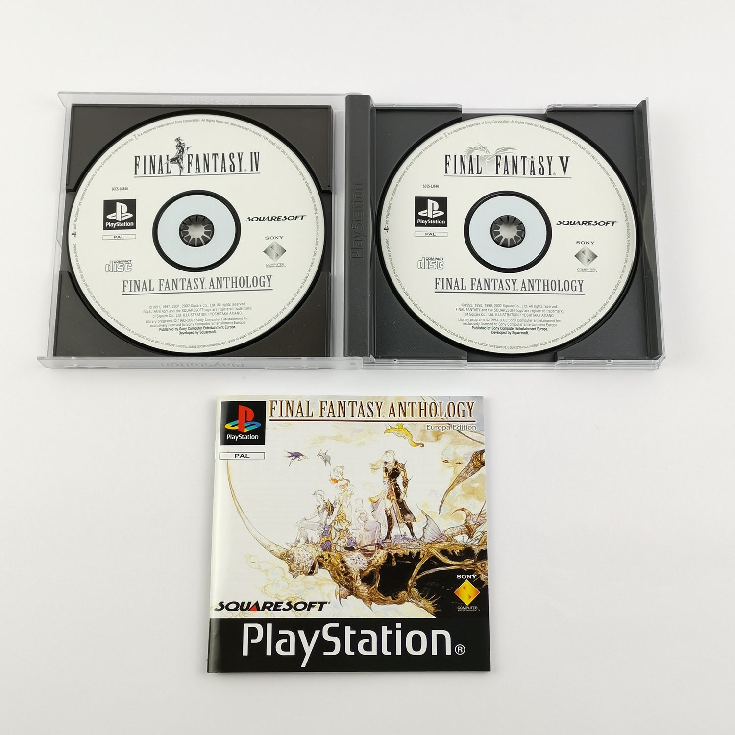 Sony Playstation 1 Spiel : Final Fantasy Anthology - OVP & Anleitung PAL | PS1