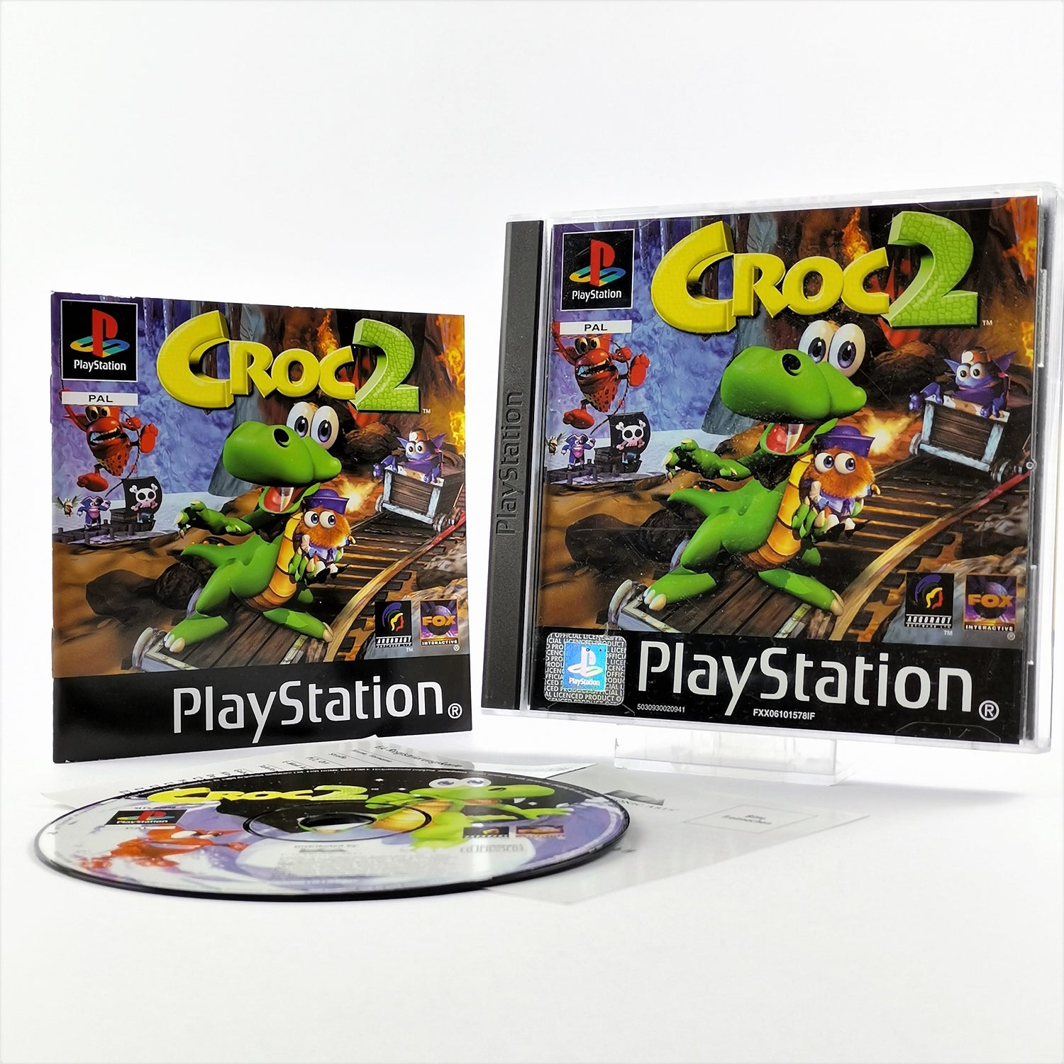 Sony Playstation 1 game: Croc 2 - original packaging & instructions | PS1 PSX PAL Disc