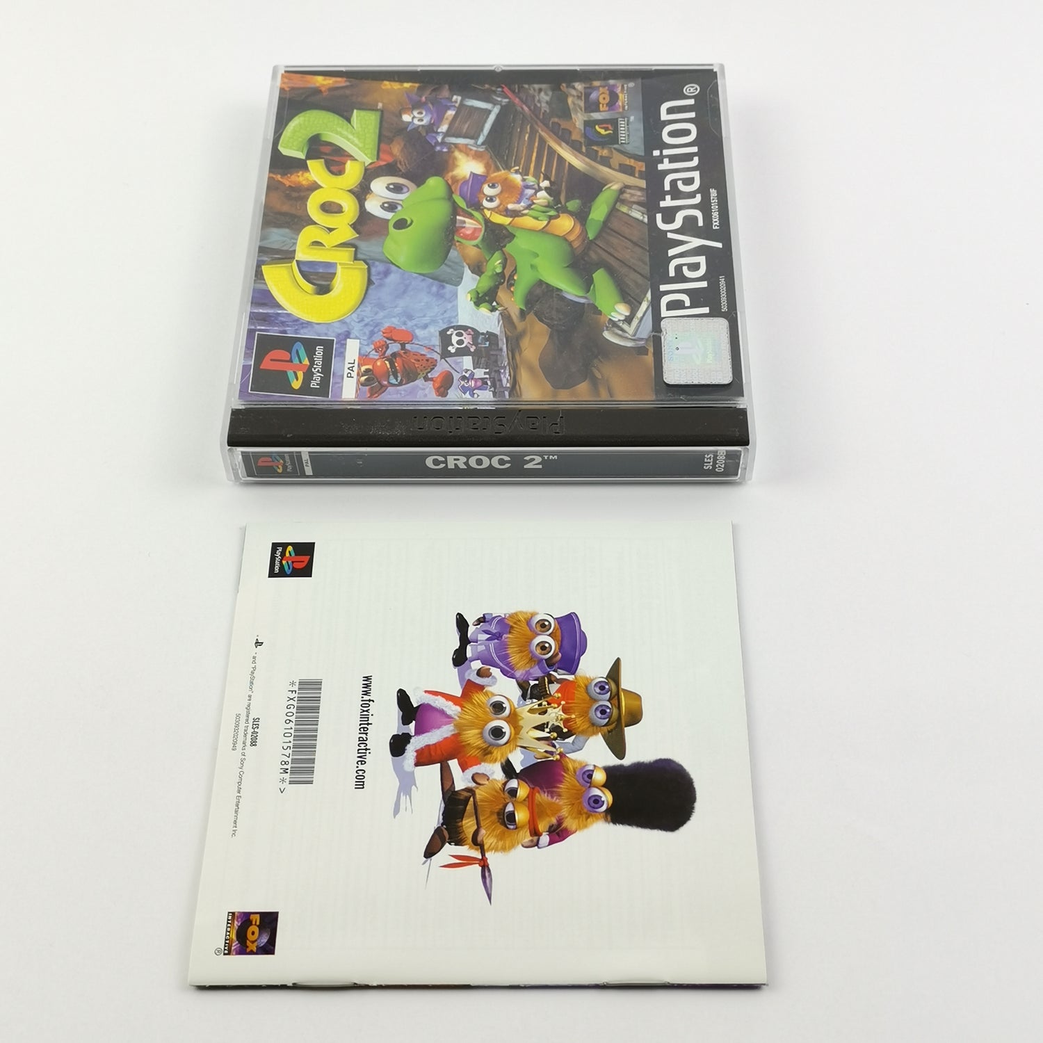 Sony Playstation 1 game: Croc 2 - original packaging & instructions | PS1 PSX PAL Disc