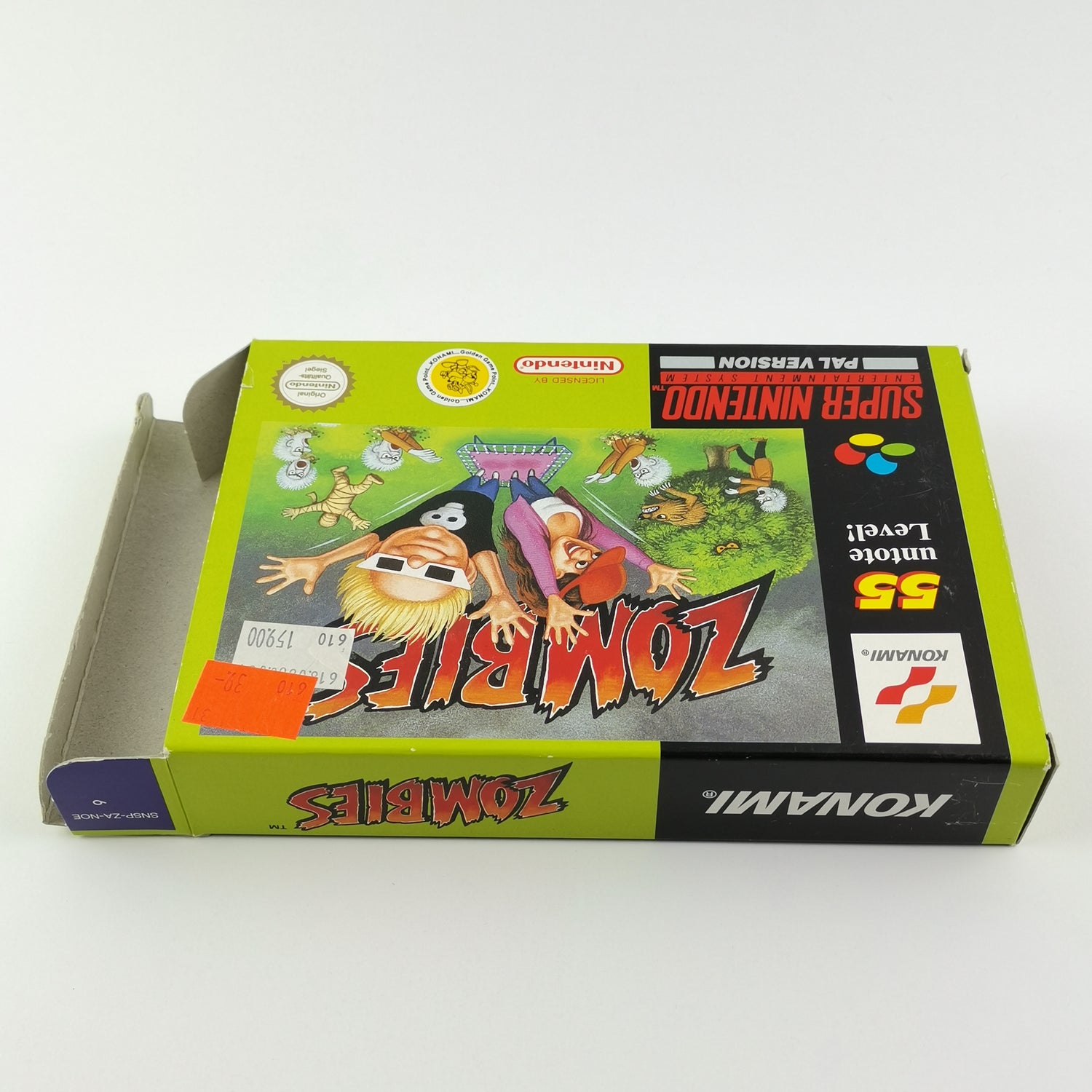 Super Nintendo Game: Zombies - Original Packaging & Instructions | SNES CIB Cartridge PAL NOE