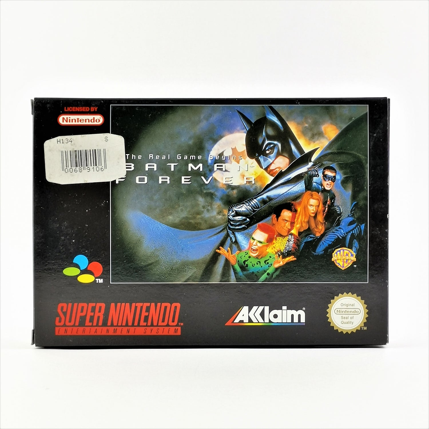 Super Nintendo game: Batman Forever - original packaging & instructions | SNES NEW PAL EUR