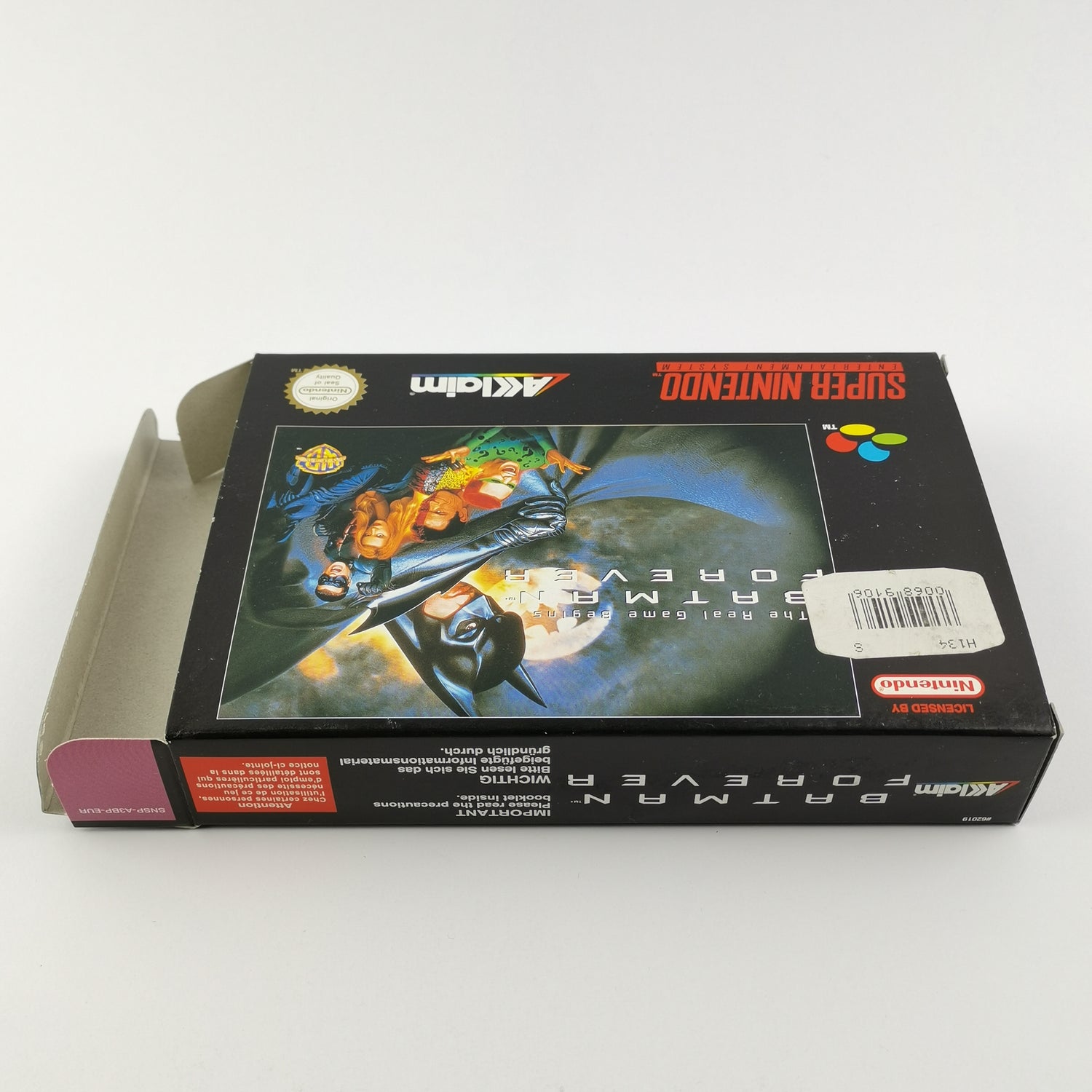 Super Nintendo game: Batman Forever - original packaging & instructions | SNES NEW PAL EUR