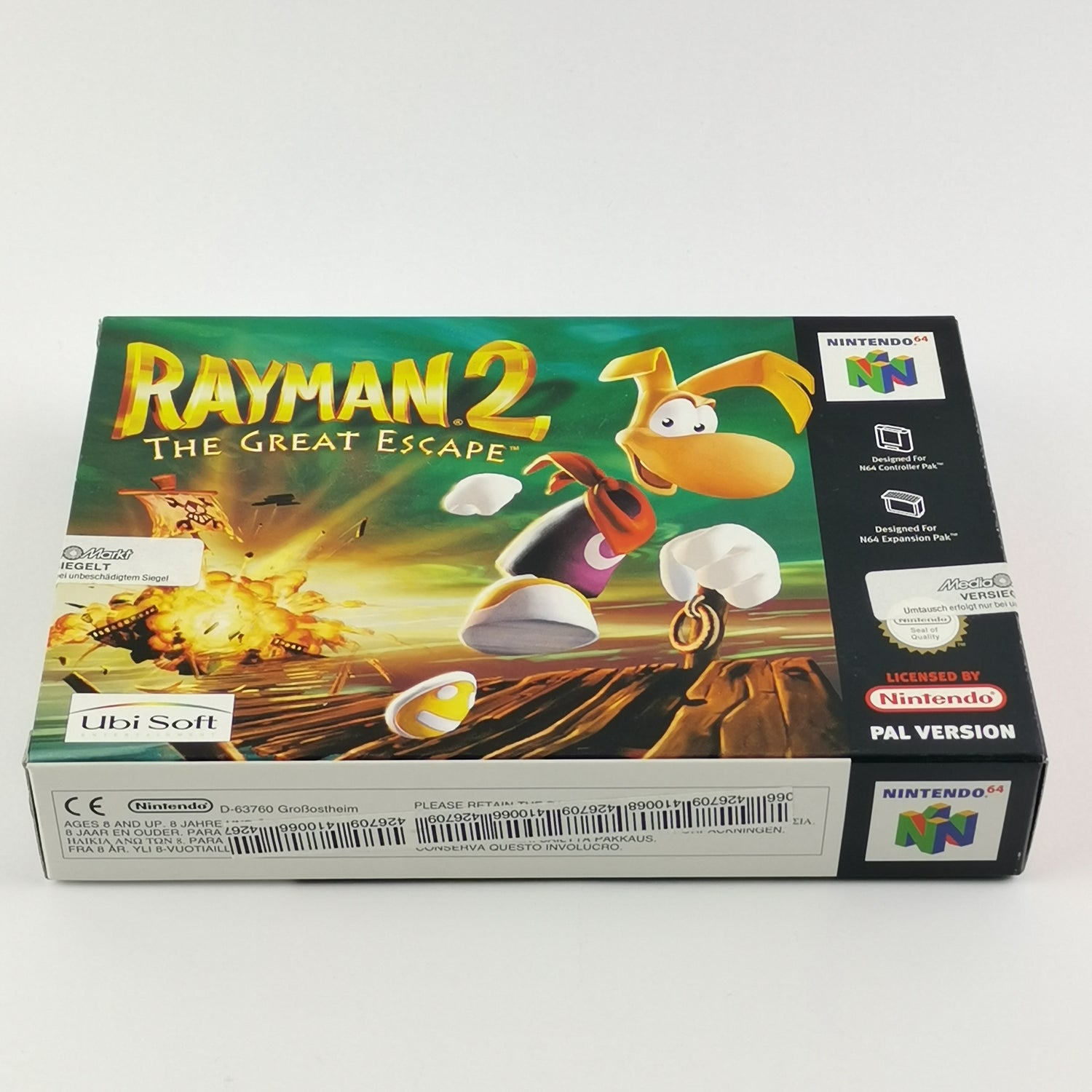 Nintendo 64 Game: Rayman The Great Escape - OVP NEW NEW Old Stock | N64 PAL