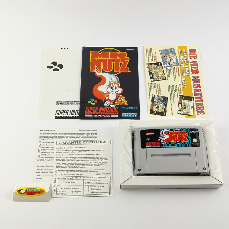 Super Nintendo Game: MR. Useful - original packaging &amp; instructions PAL NOE | SNES cartridge 16bit