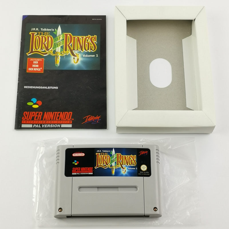 Super Nintendo game: The Lord of The Rings Volume 1 - OVP manual PAL SNES