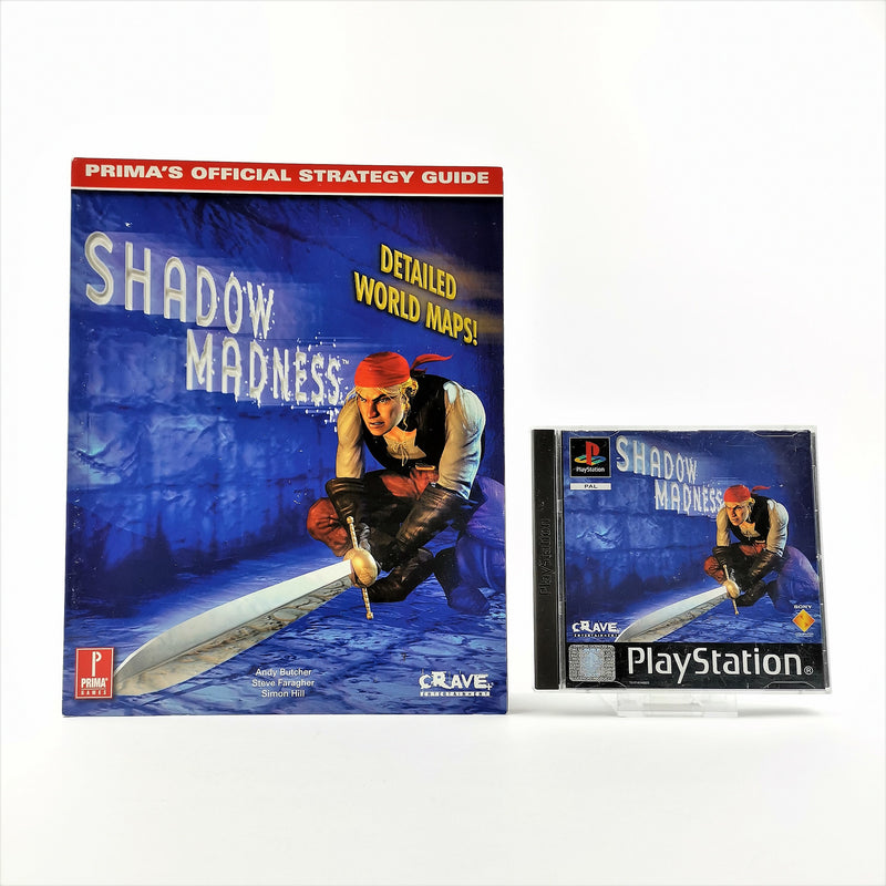 Sony Playstation 1 Spiel : Shadow Madness + Prima´s Strategy Guide - OVP PS1 PSX