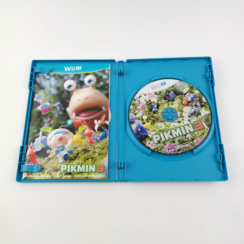 Nintendo Wii U Spiel : Pikmin 3 - OVP & Anleitung NTSC USA | Disc
