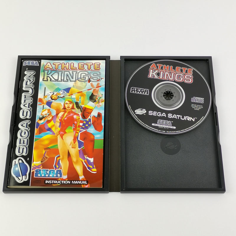 Sega Saturn Game: Athlete Kings Kings - Original Packaging &amp; Instructions PAL Disk System