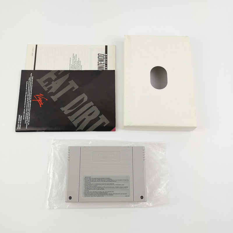 Super Nintendo game: Earthworm Jim - original packaging &amp; instructions PAL | SNES cartridge