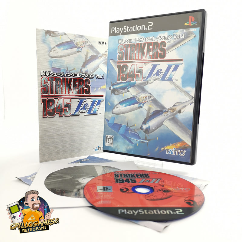 Sony Playstation 2 Game "Strikers 1945 I &amp; II" PS2 | Original packaging NTSC-J JAPAN