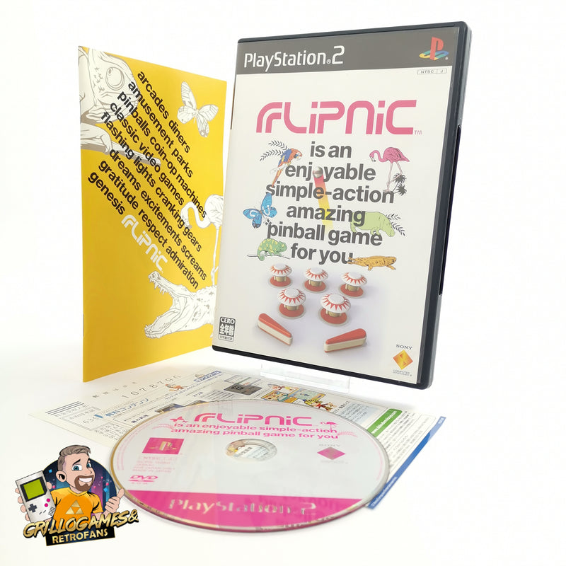 Sony Playstation 2 game "Flipnic" Play Station PS2 | Original packaging NTSC-J JAPAN