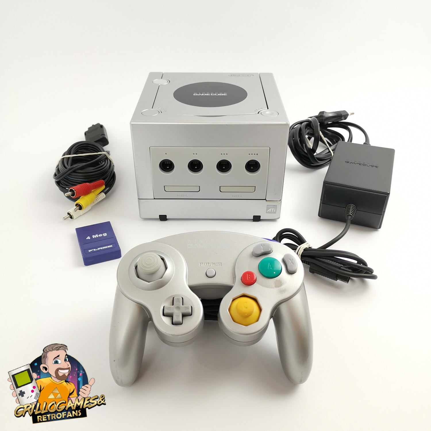 Nintendo Gamecube Konsole Silber | Game Cube Silver PAL [2]