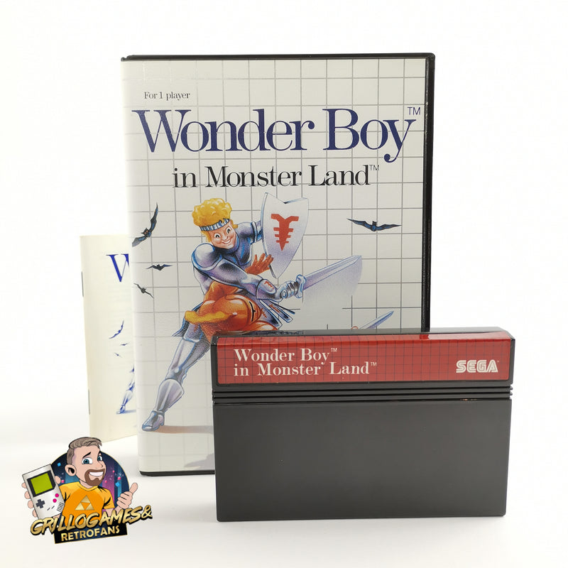 Sega Master System game "Wonder Boy in Monster Land" MS MasterSystem OVP PAL