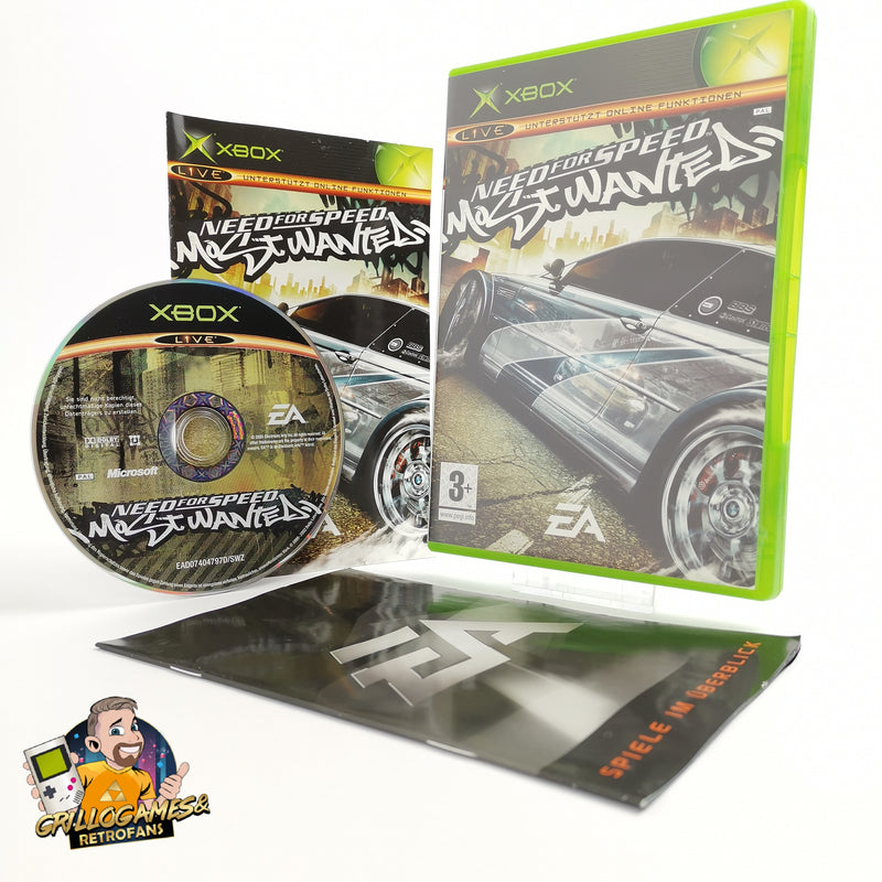 Microsoft Xbox Classic Spiel " Need for Speed Most Wanted " DE PAL | OVP * gut