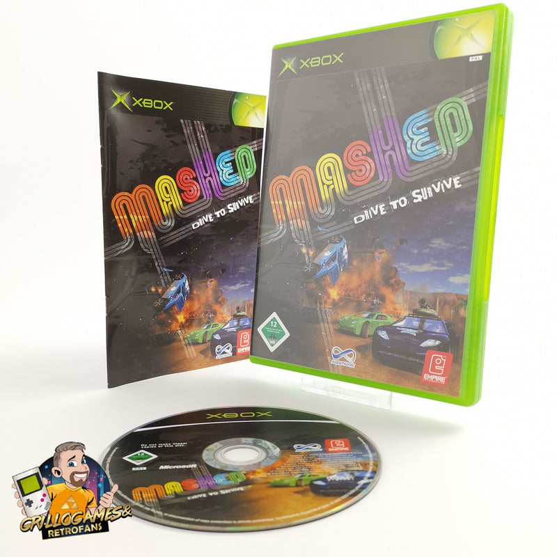 Microsoft Xbox Classic Spiel " Mashed Drive to Survive " DE PAL Version | OVP
