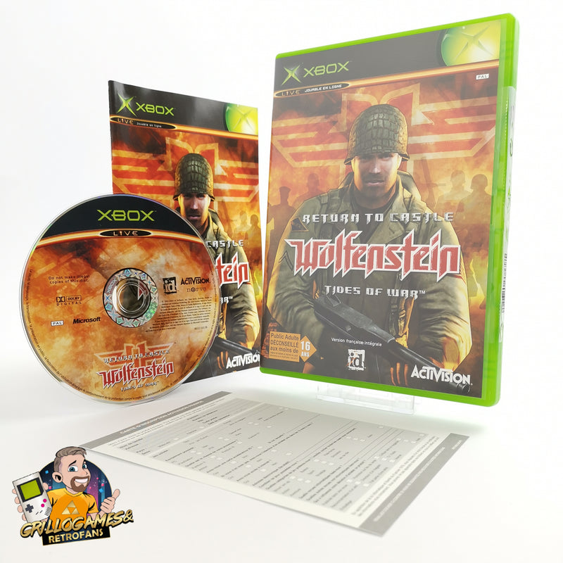 Microsoft Xbox Classic Spiel " Return to Castle Wolfenstein " FRA PAL | OVP
