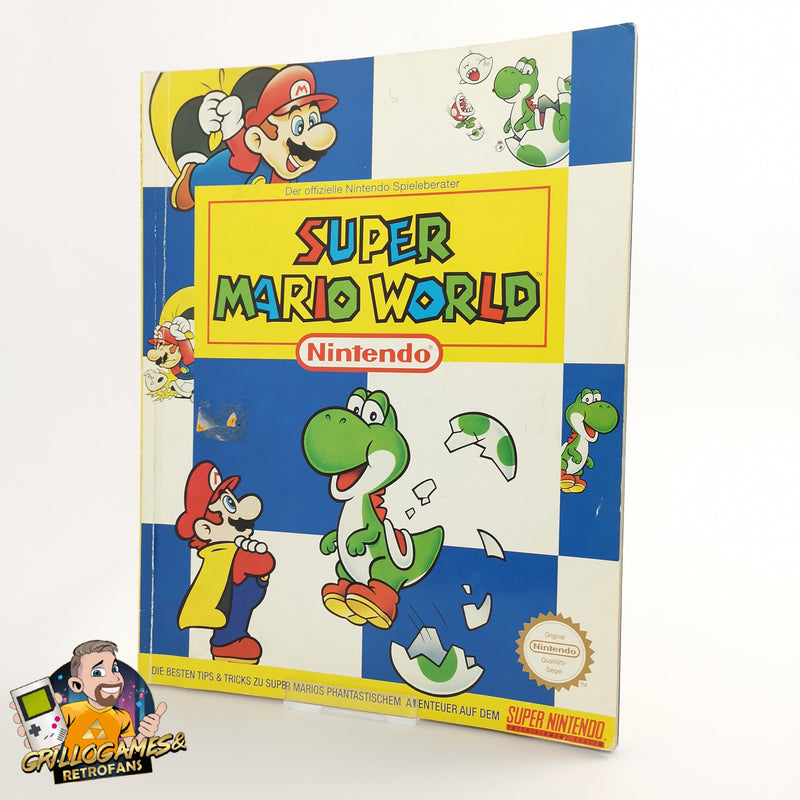 The official Super Nintendo game guide "Super Mario World" walkthrough book